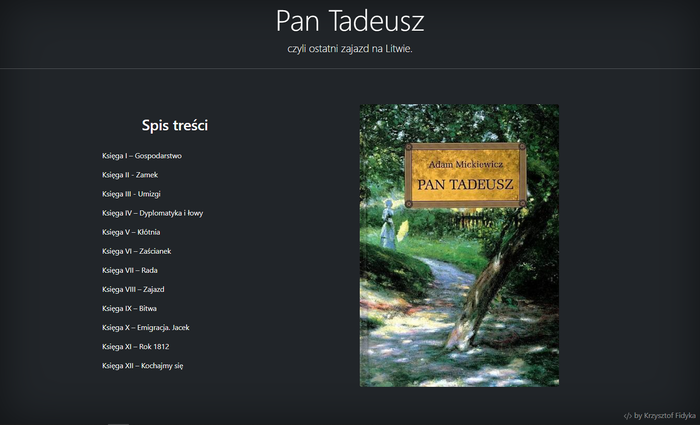 Pan Taduesz preview